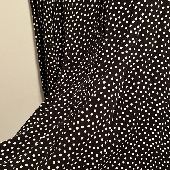 🆕Zara girls kids black and white polka dot button up dress size 11-12 - Picture 6 of 9